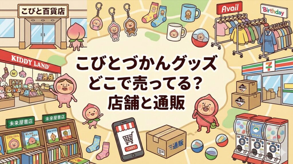 こびとづかんグッズどこで売ってる？店舗と通販