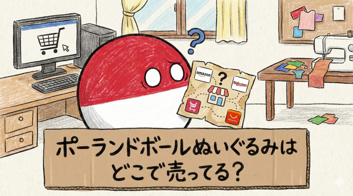 ポーランドボールぬいぐるみはどこで売ってる？通販と自作ガイド