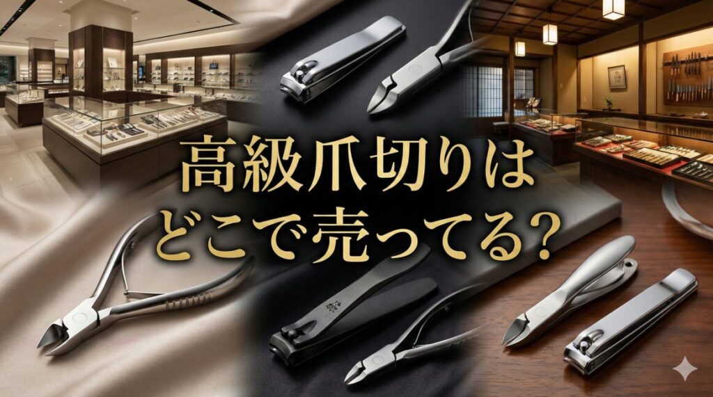 高級爪切りはどこで売ってる？店舗一覧と失敗しない選び方ガイド