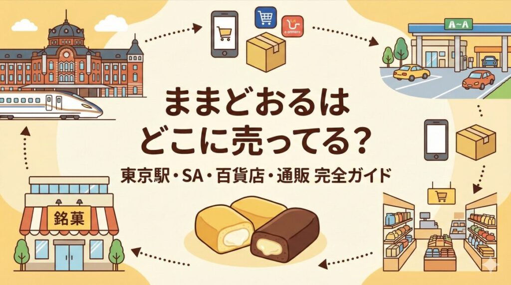 ままどおるはどこに売ってる？販売店まとめ