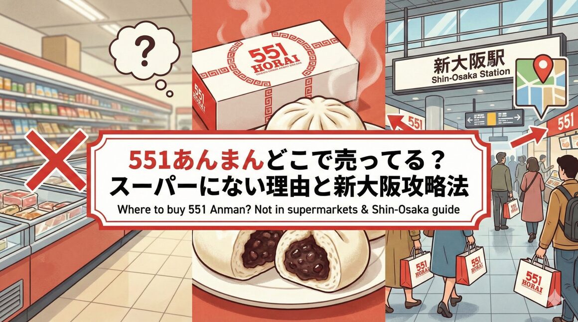 551あんまんどこで売ってる？スーパーにない理由と新大阪攻略法