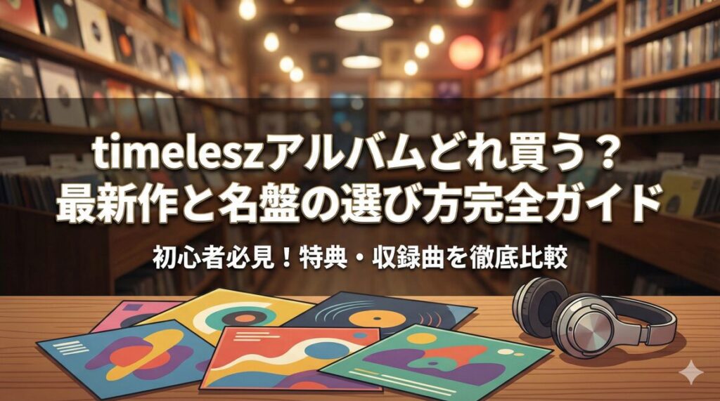 timeleszアルバムどれ買う？最新作と名盤の選び方完全ガイド